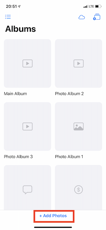 Adding Photos to Photo Vault – Keepsafe Support